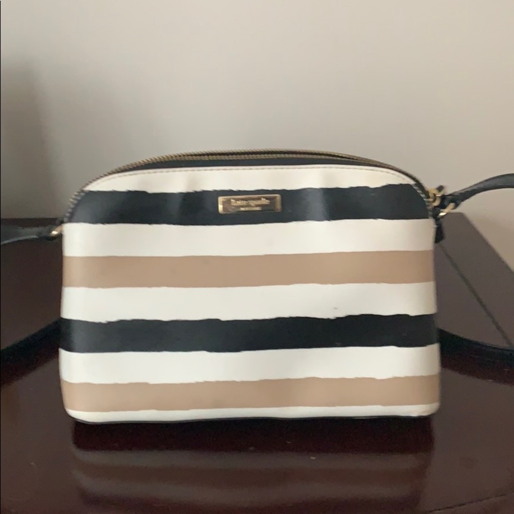 Kate Spade Shoulder Stripe Vinyl Purse
